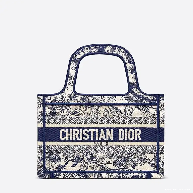 De Blue Toile Book Motif Tote Dior Jouy Mini Canvas 0526 Luxury